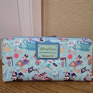 Loungefly Mickey Mouse and Friends Play in the Park Wallet